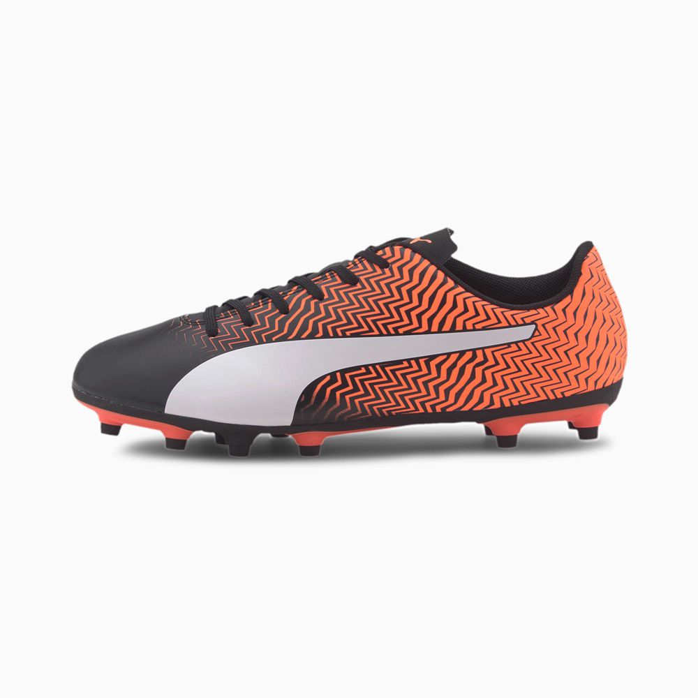 Puma Rapido II FG Férfi Focicipő - Narancssárga/Fekete/Fehér ( Hungary - AWHNK5034 )